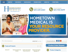 Tablet Screenshot of hometownmedicalms.com